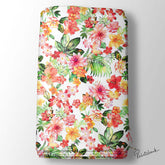 Big Floral Garden Digital Printed Fabric Wholesale Price